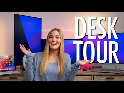 My Ultimate Mac Studio Desk Tour and accessories!