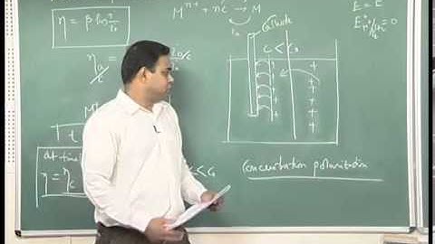 Mod-01 Lec-13 Activation Polarization, Concentration Polarization
