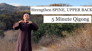 STRENGTHEN SPINE, UPPER BACK | Qigong The Tiger (5 Minutes)
