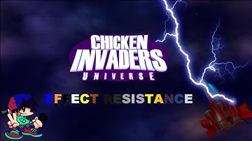 Chicken Invaders Universe : Effect Resistance Skill || Continue Test VF-76 Raven Spacecraft ||