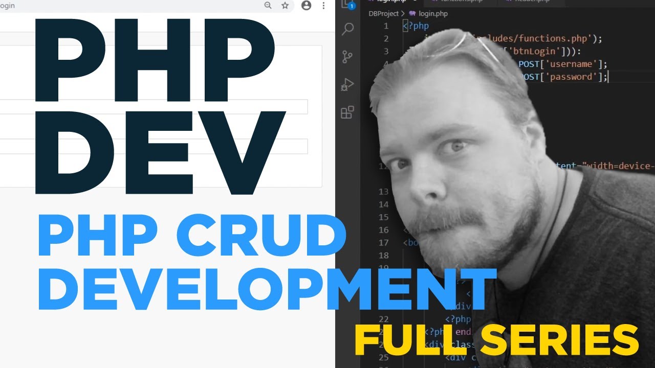 PHP CRUD Application Development Full Series - #41