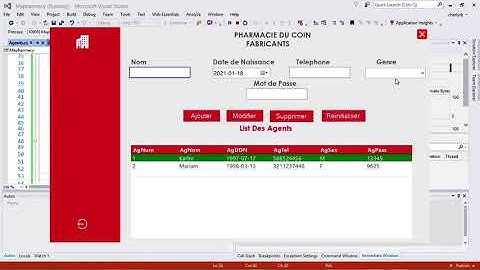 Comment Créer une application de Gestion de Pharmacie avec C#.Net et SQL Server. Partie 6.