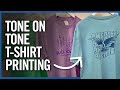 How To Print Tone on Tone T-Shirts | Screen Print Transfers &amp; Heat Press