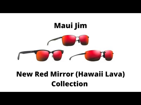 サングラス Maui Jim Maui Jim - Ho'Okipa Asian Fit HAWAII LAVA Maui Jim New Red Mirror (Hawaii Lava) Collection Review. Ka