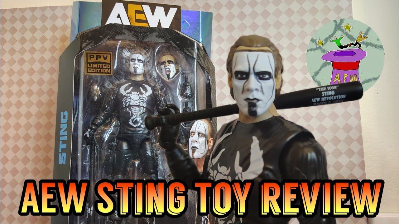 Jazwares AEW Target Exclusive Sting Toy Review - YouTube