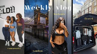 Weekly vlog | euro summer + mic’d up workouts + meeting my community + shopping 🛍️ 