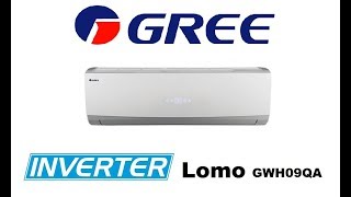 Видеообзор Кондиционера Gree Lomo GWH09QA-K3DNC2C Inverter