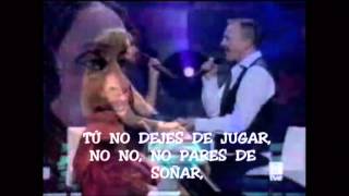 Video-Miniaturansicht von „LA VIDA ES BELLA   NOA Y MIGUEL BOSE    "CON LETRA"“