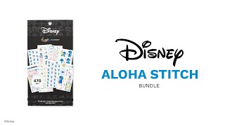 Disney Lilo & Stitch Clear Frosted Pencil Case