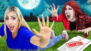 I WAS ADOPTED BY A VAMPIRE FAMILY | HOW TO BECOME A VAMPIRE!