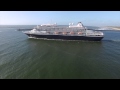 Dronevlucht boven de Prinsendam