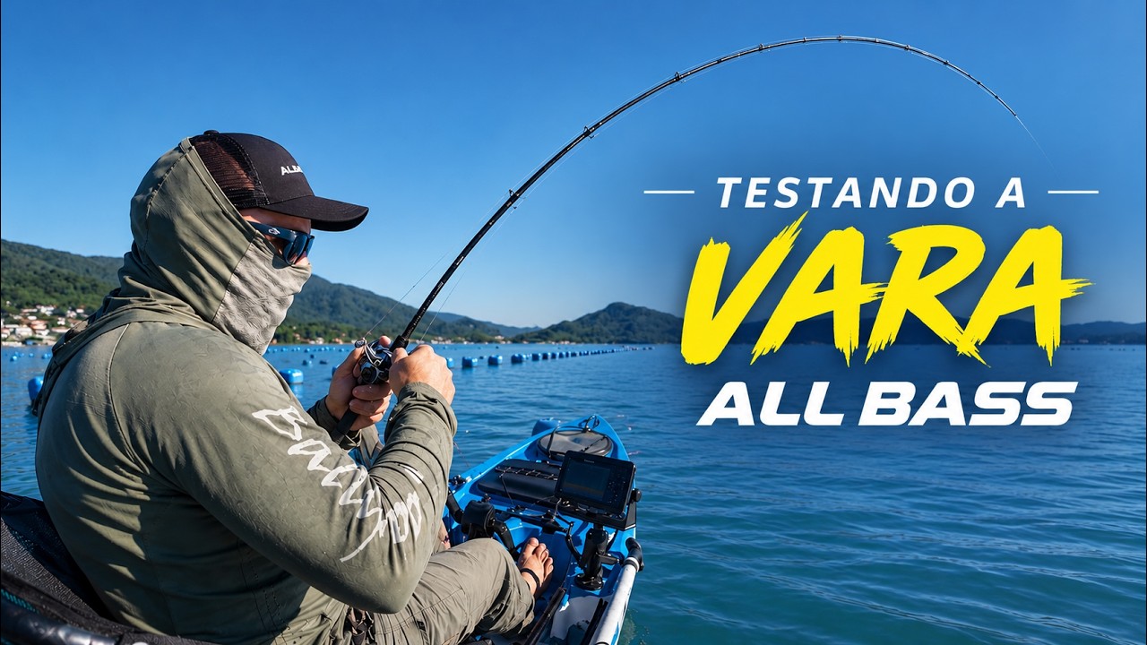 All Bass, Vara lançamento da SAINT, Será que ela é boa? Pescaria de robalo, Enseada de Brito Palhoça