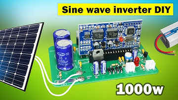 Make a Power inverter 12v to 220v using egs002, Pure sine wave inverter DIY