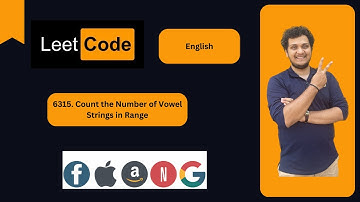 Count the Number of Vowel Strings in Range | #6315 |  weekly-contest-336 | Leetcode | English
