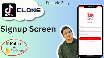 2 SignUp Activity | TikTok Clone | Kotlin Firebase | Android