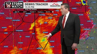 Tracking tornado and severe thunderstorm warnings across Oklahoma on Saturday