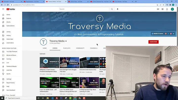 Traversy Media, Josh Fluke, New Boston, Eli the Co...