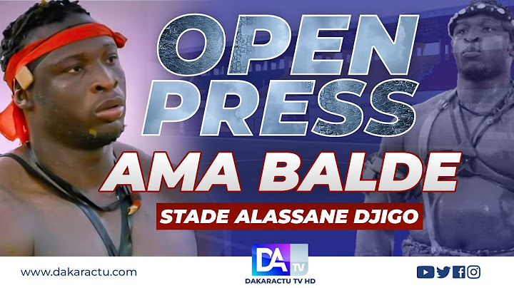 [🔴 DIRECT / DUPLEX ] Open Press Ama Baldé : Le Fils de Falaye affiche une forme exceptionnelle !