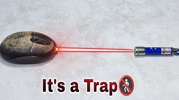 Turn Your Old Mouse into a Laser Trip Alarm!