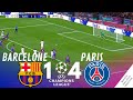 Barcelone 14 psg  ligue des champions ldc 2324  rsum du match  simulation de jeu vido