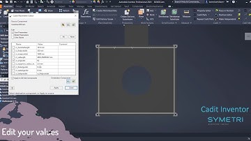 Autodesk Inventor & Cadit 2021. Fast Handrails with Cadit Parts