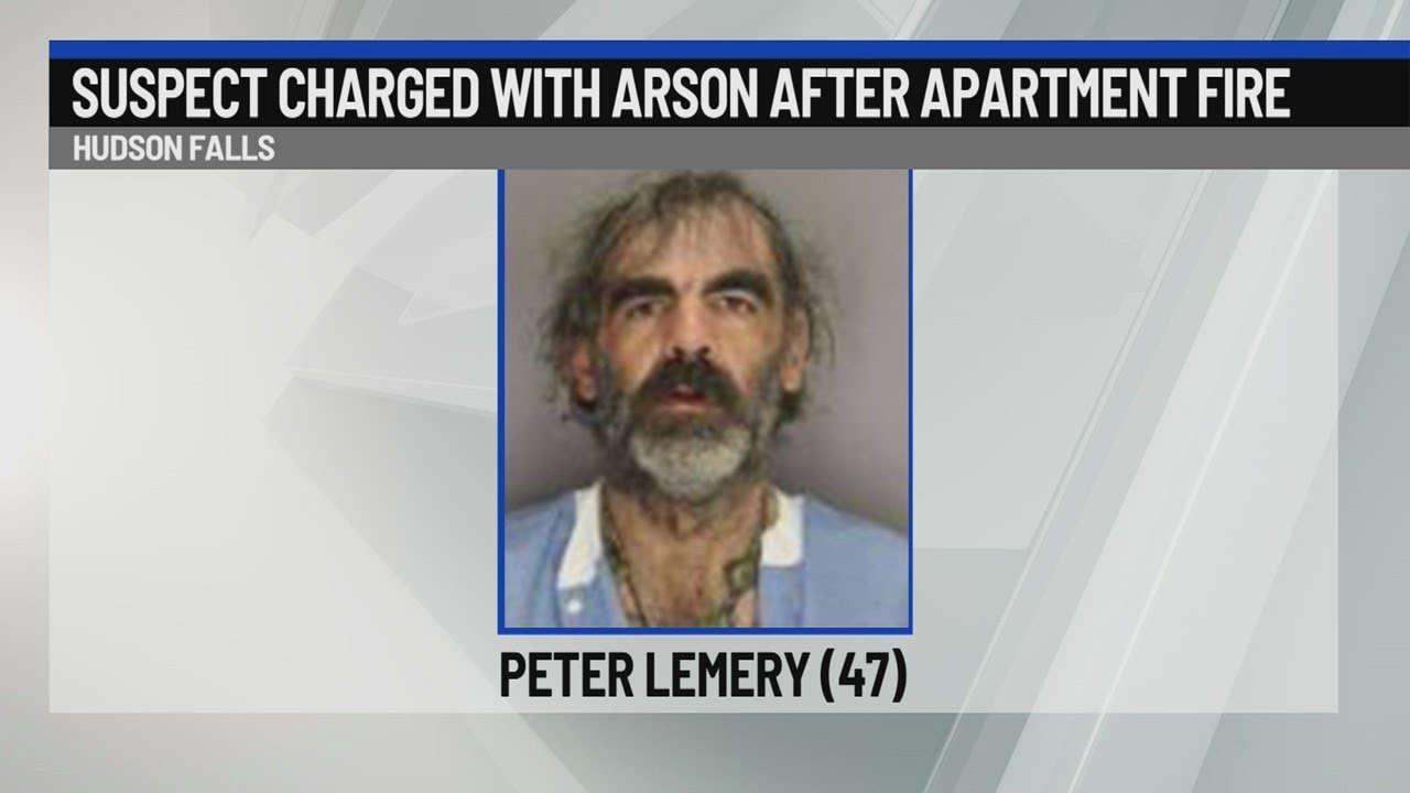 Man charged with arson after Hudson Falls fire - YouTube