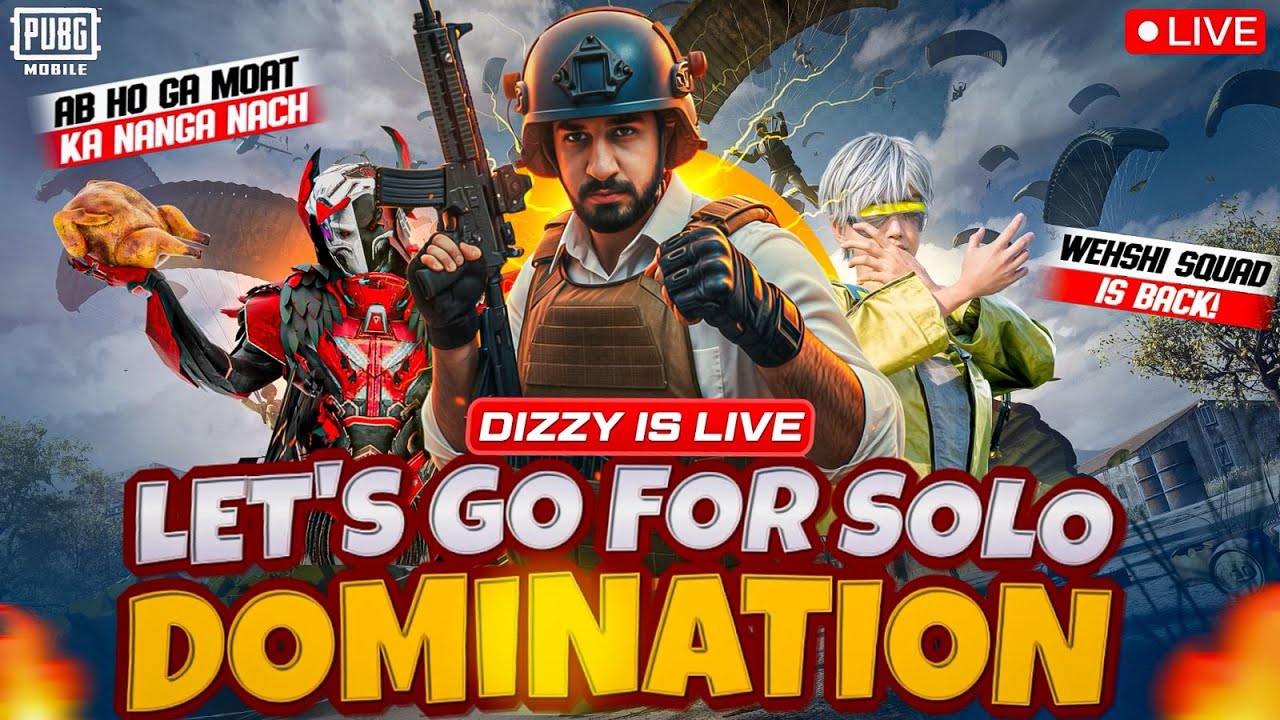ULTIMATE ROYALE IS BACK 🔥 DOMINATION GAMEPLAY | 7ExDIZZY LIVE | PUBG ...