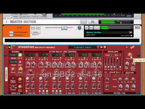 Steerpike Reverse Delay Guitar Demo