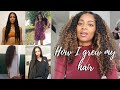 How I Grew My Tailbone Length Curly Hair (5 Tips)