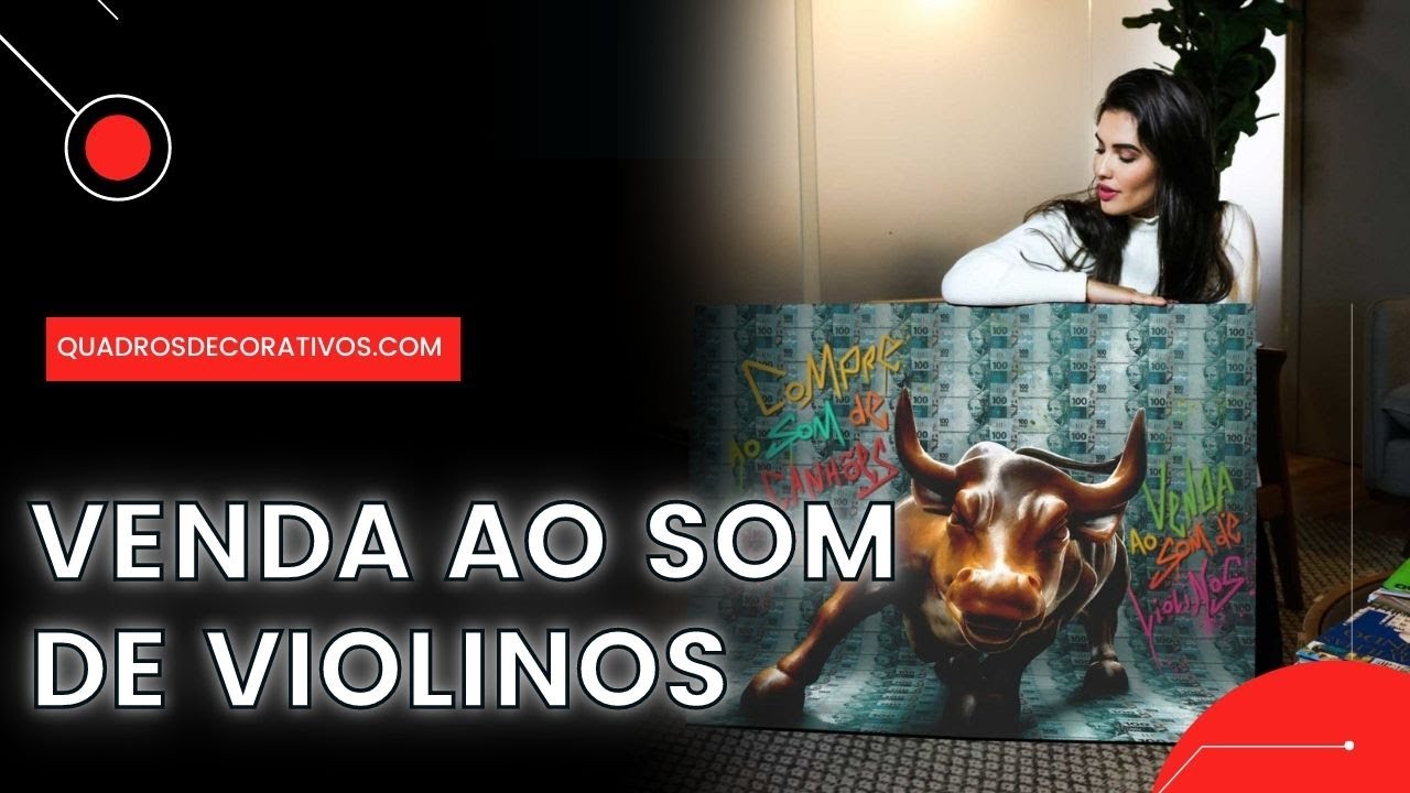 Vídeo de Quadro Venda ao Som de Violinos