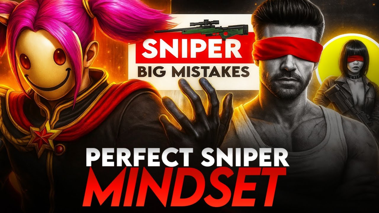 2025 eSports sniper Mindset or beginner's mistake in FF | become perfect sniper in 4 min 😱