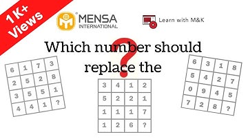 Which number should replace the question mark? | MENSA Riddles #2