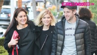 Kate Mara & Jamie Bell Couldn't Be More Thrilled To Be Engaged While Leaving Alfred Tea 1.27.17