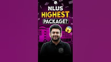 NLUs Highest Package?😱 #NLU #Package