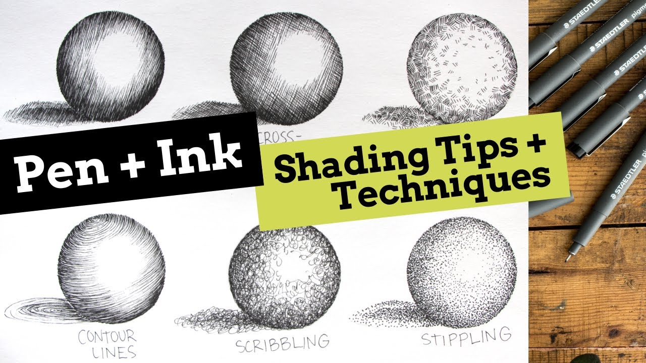 Shading With Pen And Ink Must Know Tips And Techniques Youtube