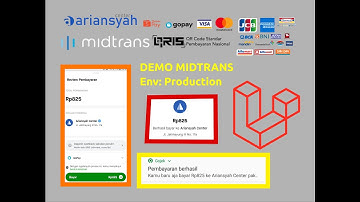 #laravel demo #midtrans Bayar Pakai #qris #2024 #ecommerce #onlineshop