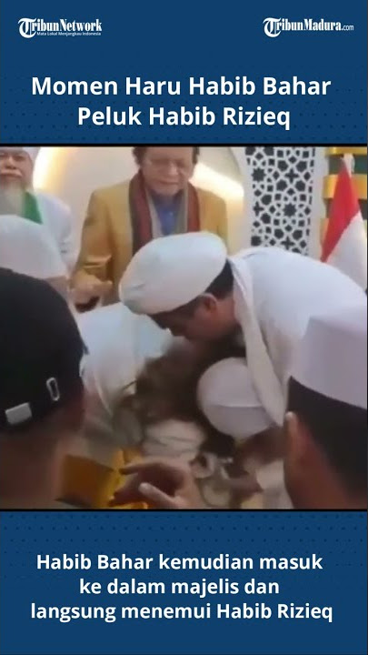 Momen Habib Bahar Peluk Habib Rizieq Usai Bebas, Jamaah Kompak Ucap 'Allahu Akbar' Bikin Merinding