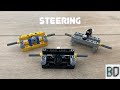 3 ways to make steering  lego technic