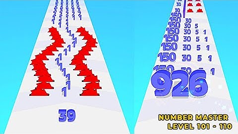 Number Master Gameplay Level 101 - 110