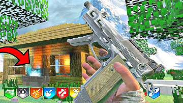 CALL OF DUTY CUSTOM ZOMBIES MOD TOOLS! | MINECRAFT MINI HEAVEN CHALLENGE MAP WITH BO4 WEAPONS!