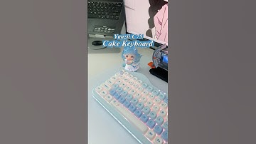 Yunzii C75 Cake Keyboard #yunzii #keyboard #asmr #mechanicalkeyboard #cute