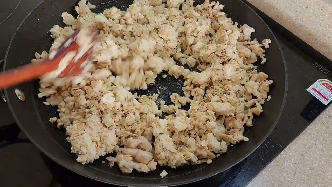 밥대신 두부를 이렇게 드셔보세요!! 탄수화물 없이 단백질이 풍부한 식사로 살도 안찌고 든든하고 맛있어요/두부오트밀밥(상추쌈