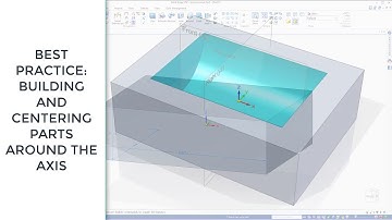 Building and Centering Parts Around the Axis: Siemens Solid Edge Tutorial