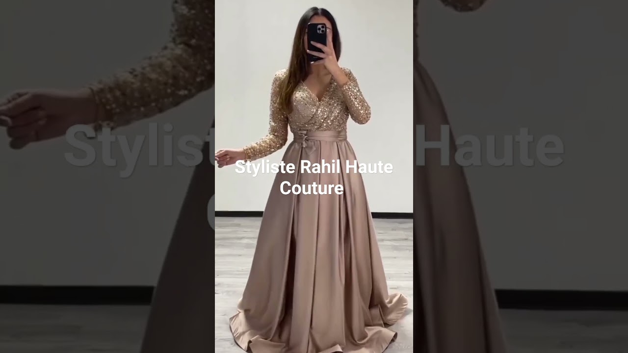 Robe de soirée longue,