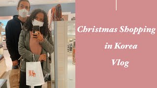 *vlog* Christmas shopping and light in Korea // holiday vibes!