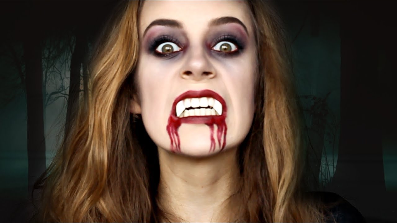 Onwijs Vampire Halloween Make Up Tutorial - YouTube OU-42