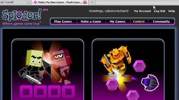 Make your own games for free! Sploder.com