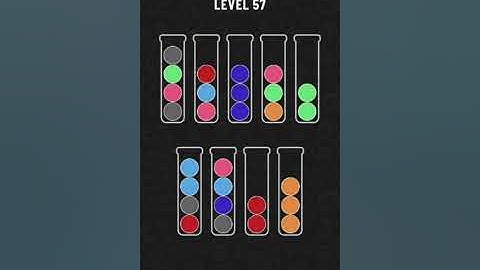 Ball Sort Puzzle Walkthrough Gameplay - Level 57