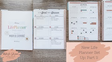 New Life Planner Set Up: Part 1!!