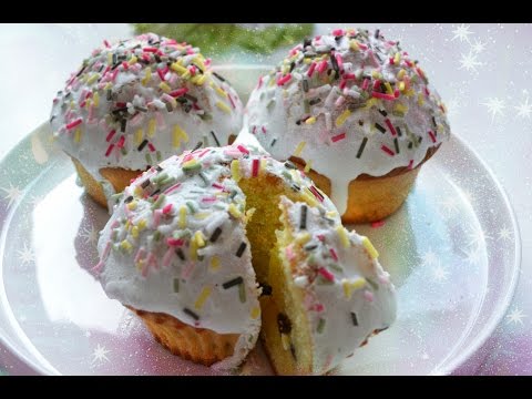 Пасхальные куличи без дрожжей // Мини форма // Супер простой рецепт // Baking with Dianatadi